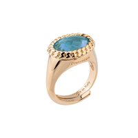 Anello Rebecca Donna COCKTAIL in Bronzo Quarzo idrotermale BCOAOT10 - BCOAOT10